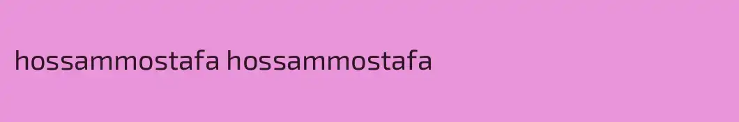 hossammostafa hossammostafa